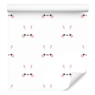 Wallpaper Loveable Rabbits Non-Woven 53x1000
