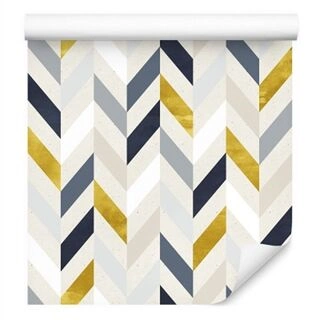 Wallpaper Fashionable Geometric Pattern Non-Woven 53x1000