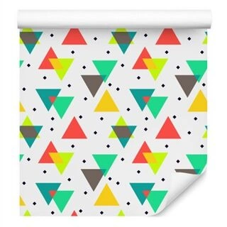 Wallpaper Geometric - Colorful Non-Woven 53x1000