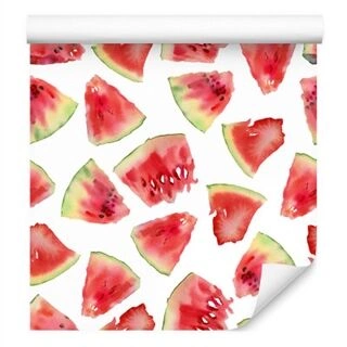 Wallpaper Watermelons For The Dining Room Kitchen Non-Woven 53x1000