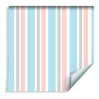 Wallpaper Colorful Vertical Stripes Non-Woven 53x1000