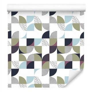 Wallpaper Colorful Geometric Abstraction Non-Woven 53x1000