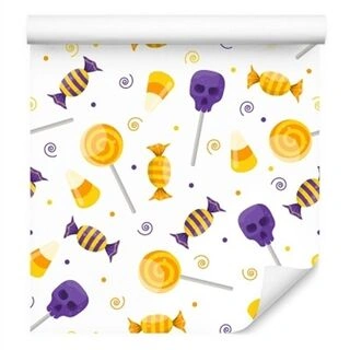 Wallpaper Sweets For Halloween Non-Woven 53x1000