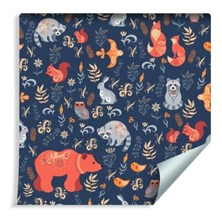 Wallpaper Charming Forest Animals Non-Woven 53x1000