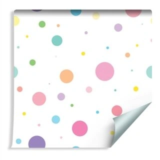 Wallpaper Spots In Pastel Colors Non-Woven 53x1000