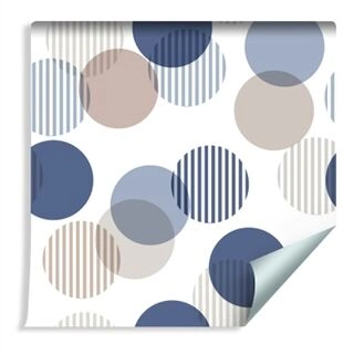 Wallpaper Modern Abstract Polka Dots Non-Woven 53x1000