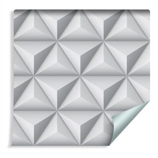 Wallpaper Modernistic Pyramides 3D Effect Non-Woven 53x1000