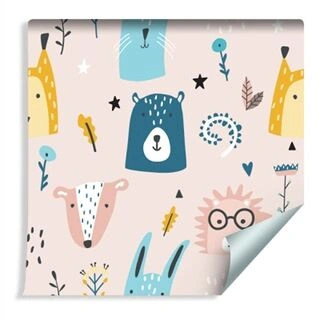 Wallpaper For Children - Forest Animals Non-Woven 53x1000