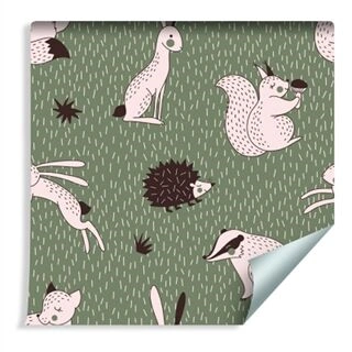 Wallpaper Cheerful Forest Animals Non-Woven 53x1000