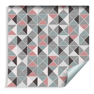 Wallpaper Geometric - Colorful Diamonds Non-Woven 53x1000