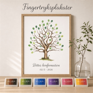 Fingeraftryks plakater