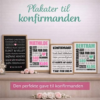 Konfirmation plakat