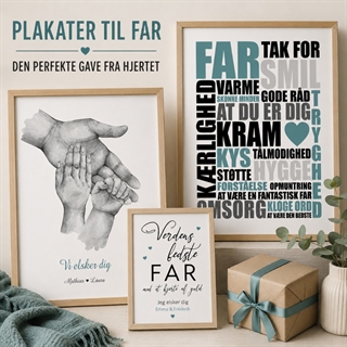 Plakater til Far