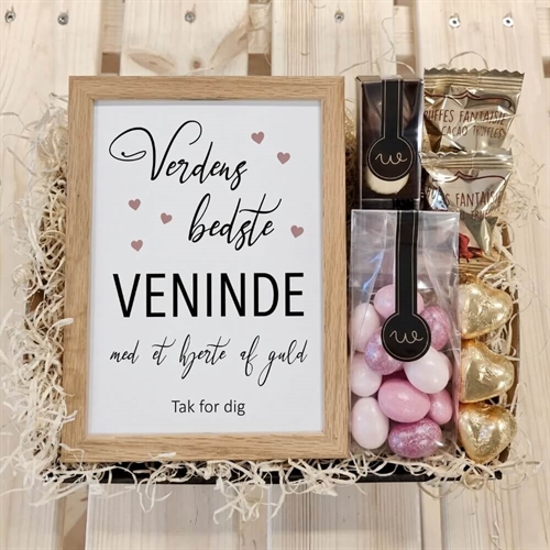 Verdens bedste Veninde gavekurv