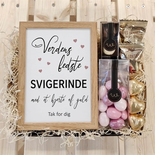 Verdens bedste svigerinde gavekurv
