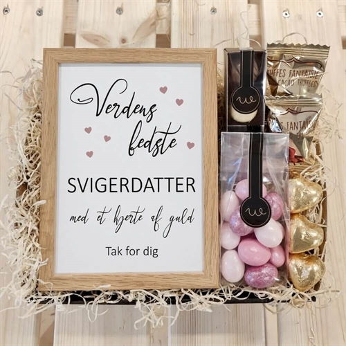 Verdens bedste svigerdatter gavekurv