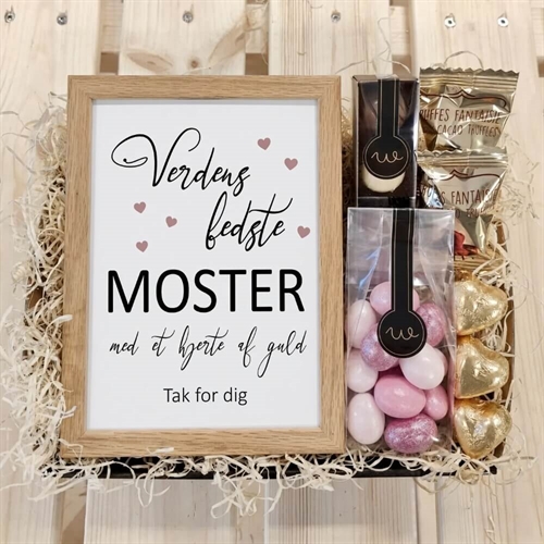 Verdens bedste moster gavekurv
