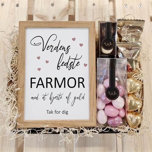 Verdens bedste farmor gavekurv
