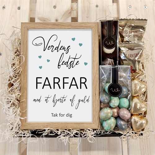 Verdens bedste farfar gavekurv