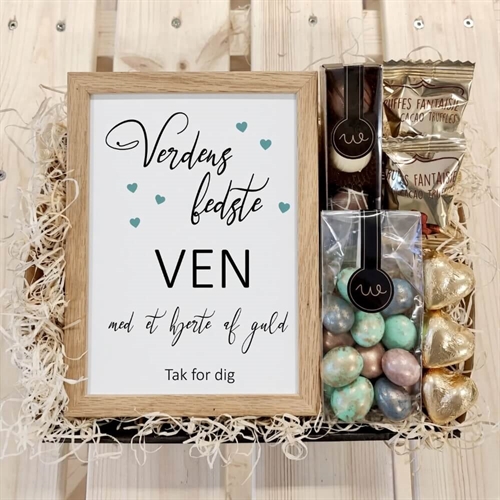 Verdens bedste ven gavekurv