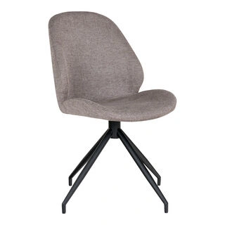 Monte Carlo Spisebordsstol  - Spisebordsstol med drejefod, stone med sorte ben, HN1030