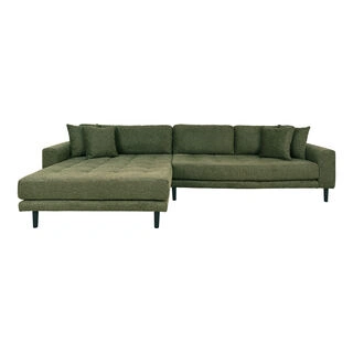 Lido Lounge Sofa - Olivengrøn Venstrevendt