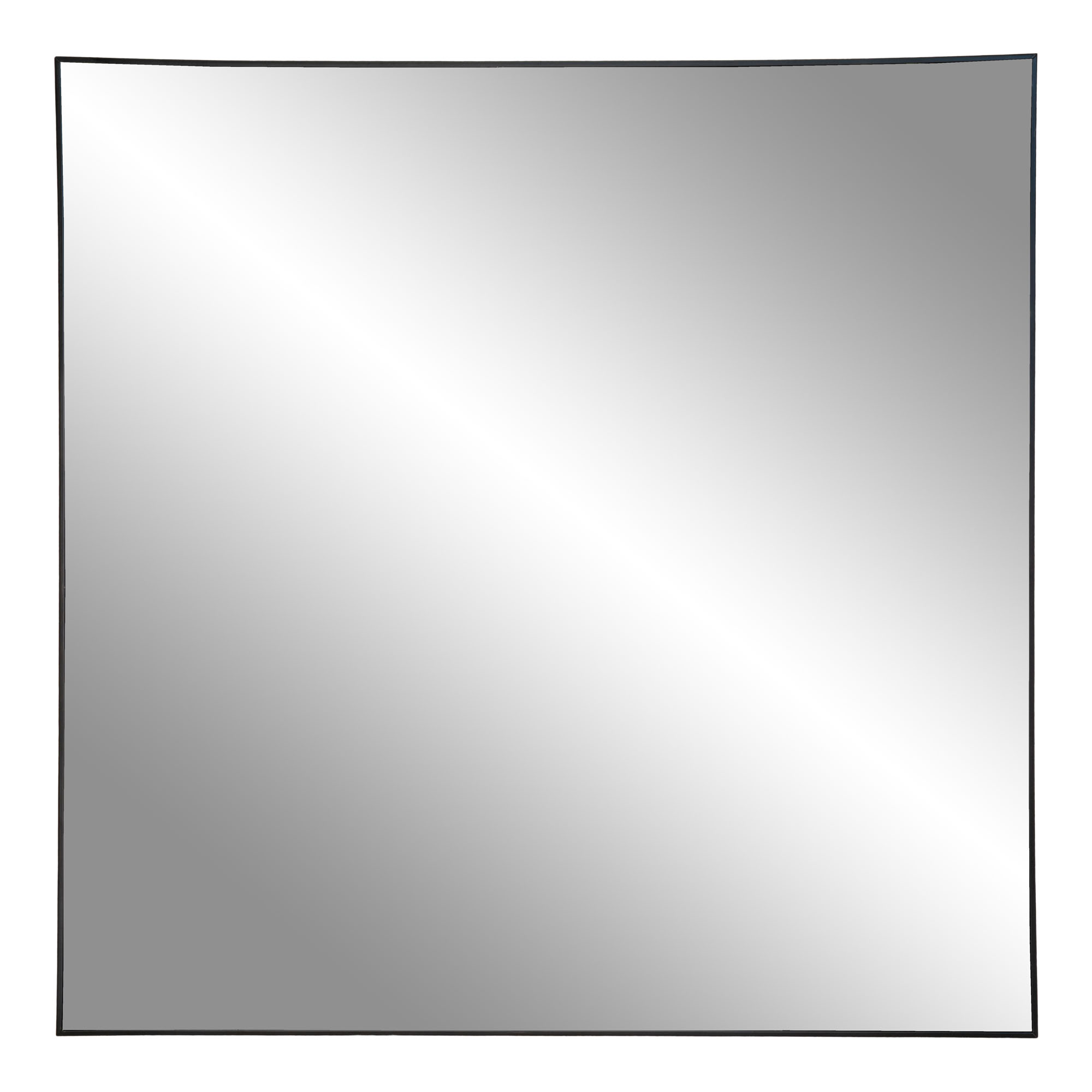 Jersey Spejl med ramme sort look 60x60 cm | Se mere her