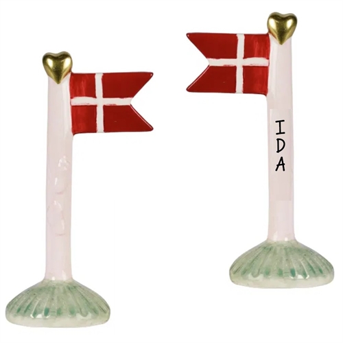 Flag Babyfødder lyserød 14 cm