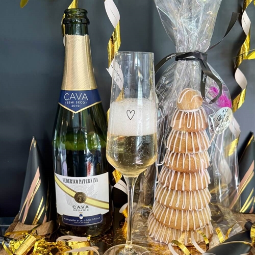 Bobler og kransekage