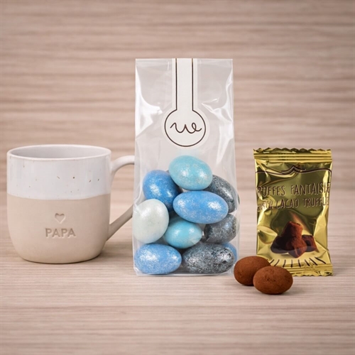 Cappuccino kop Pappa med chokolade