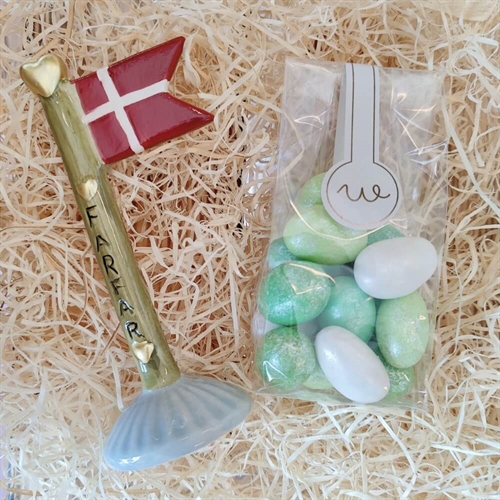 Lille gave med chokolade til Farfar