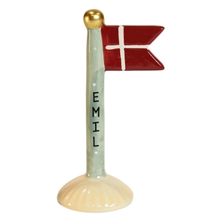 Flag Lysegrøn H: 14cm keramik