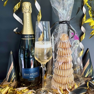 Champagne og kransekage