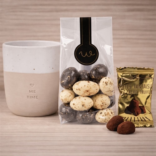 Me time krus med chokolade
