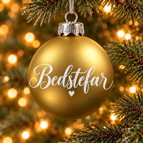 Julekugle til Bedstefar