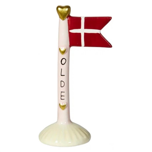 Flag OLDE - Lys H: 14cm