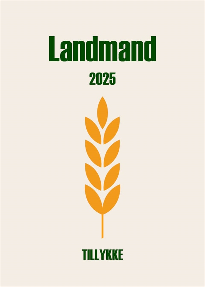 Landmand 2025 - 21x30 cm