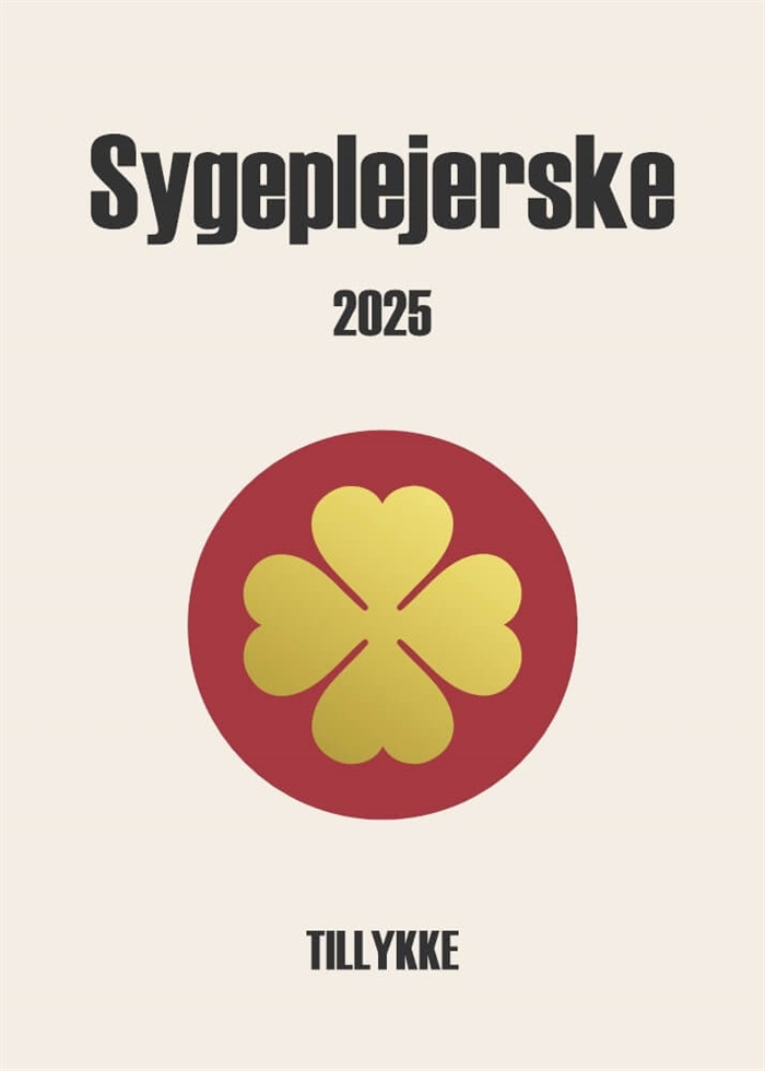 Sygeplejerske 2025 - 15x21 cm