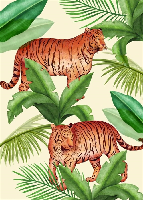 Tropical Tiger - 21x30 cm
