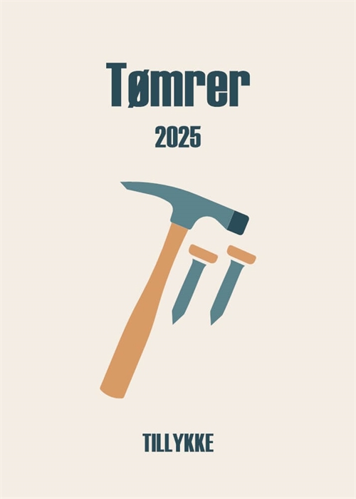Tømrer 2025 - 15x21 cm