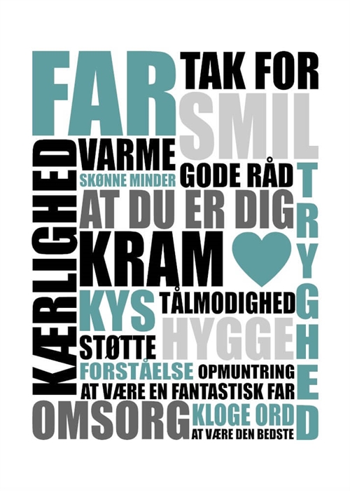 Tak Far Turkis- 21x30 cm