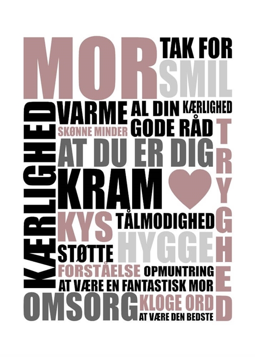 Tak Mor Rosa - 21x30 cm
