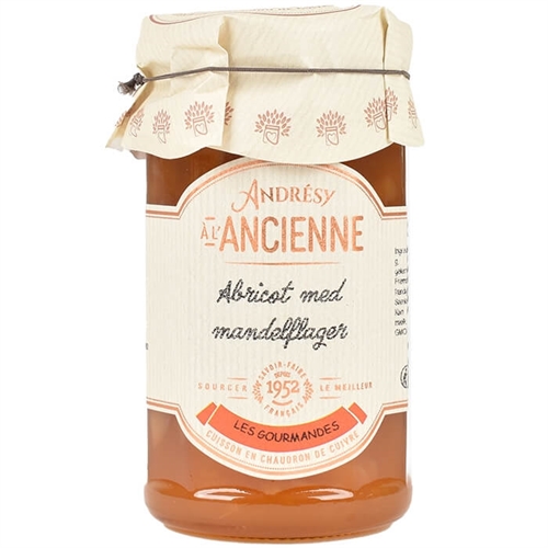  Abrikos syltetøj m/Mandelflager