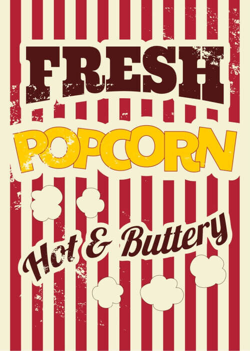 Plakat - Fresh Popcorn