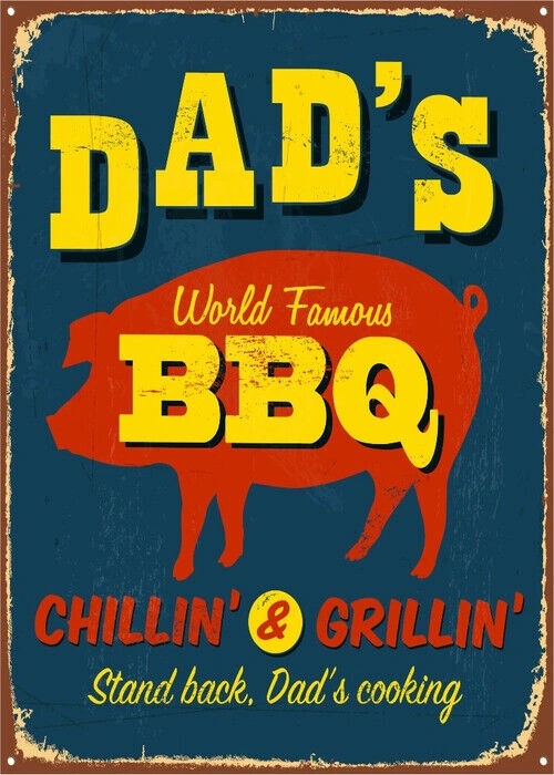 Plakat - Dads world famous bbq