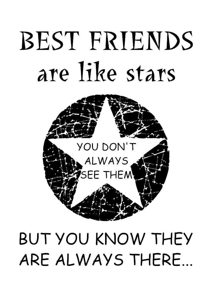 Veninde Plakat - Best friends