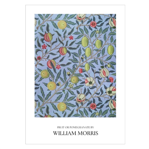 Plakat med FRUIT OR POMEGRANATE BY William Morris