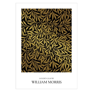 Plakat med GOLDEN LEAF BY William Morris