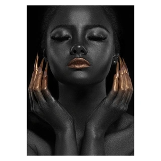Plakat - Gold and black women