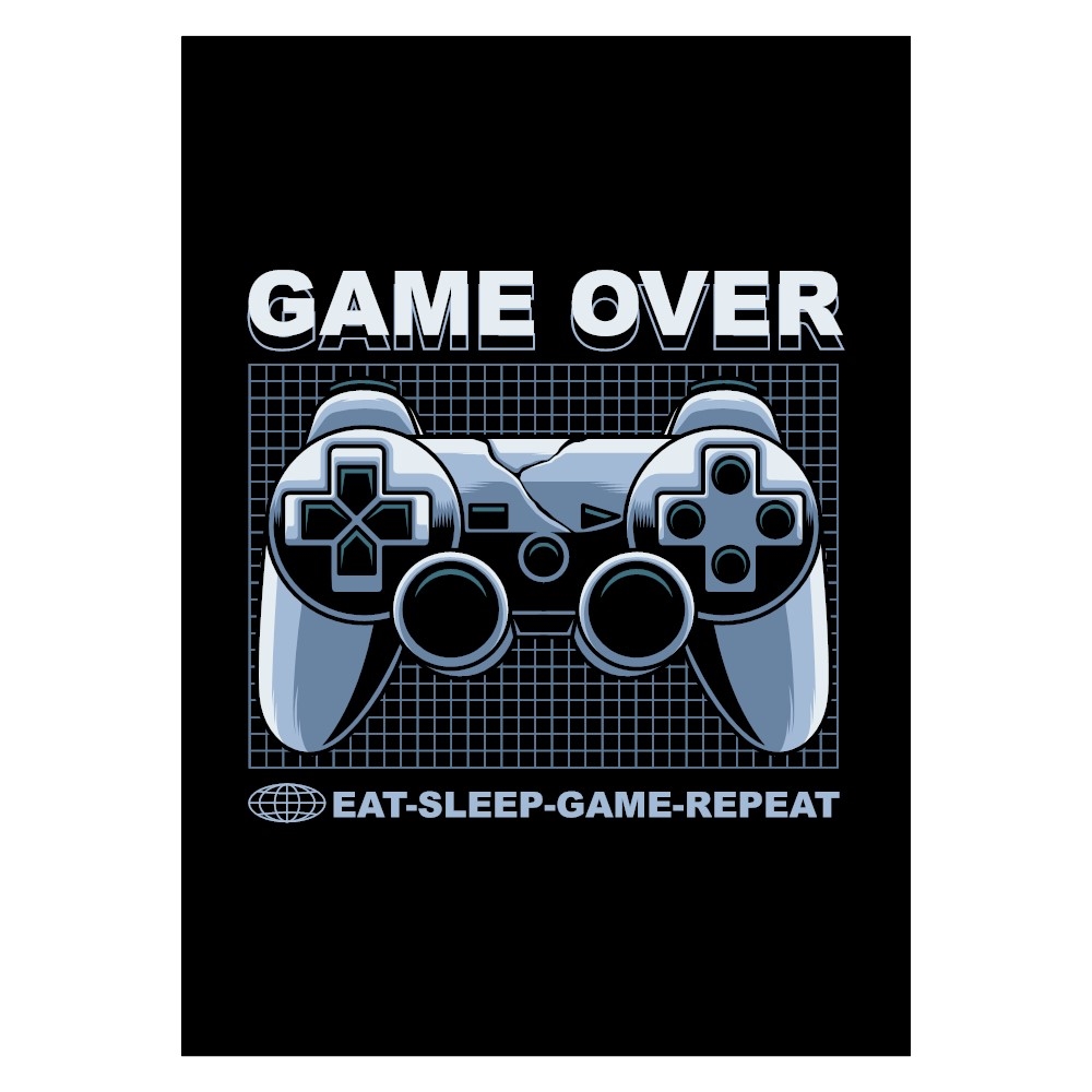 Gamer Plakat - Super controller og tekst